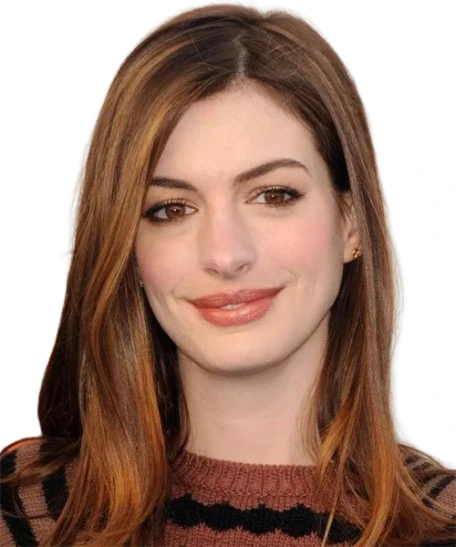 Image avant d'appliquer la colorimétrie à Anne Hathaway