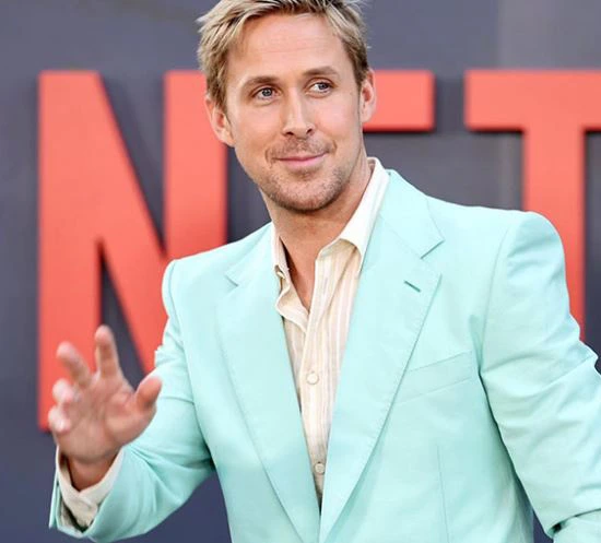 Image après avoir appliqué la colorimétrie à Ryan Gosling
