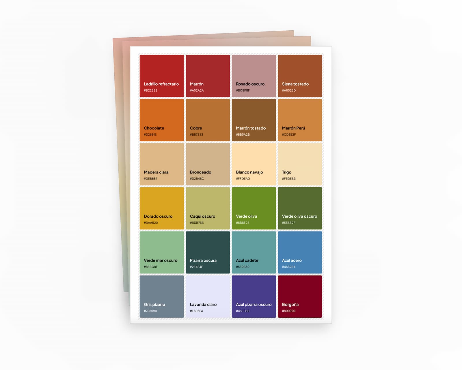 Votre palette de couleurs 100% personnalisée